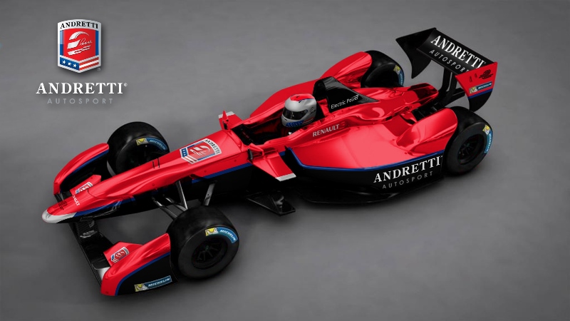 Spark-Renault SRT_01E with the Andretti livery