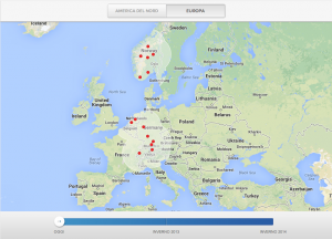 Supercharger stazioni attuali in Europa